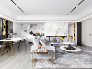 modern living room 3Dモデル
