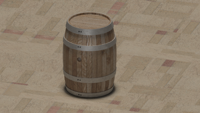 barrel 3D Model .c4d .max .obj .3ds .fbx .stl .blend