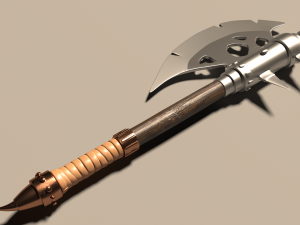 battle ax 3D 모델