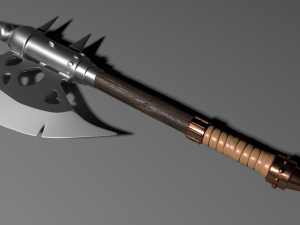 battle ax Model 3D
