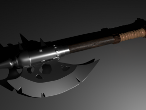 battle ax Model 3D