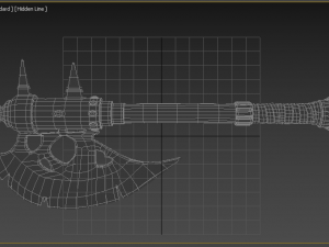 battle ax Model 3D
