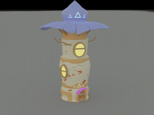 tower of magicians Modello 3D