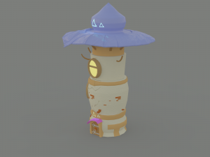 tower of magicians Modello 3D