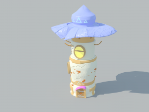 tower of magicians Modello 3D