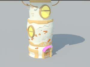 tower of magicians Modello 3D