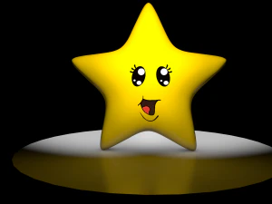 звездная модель 3D Модель