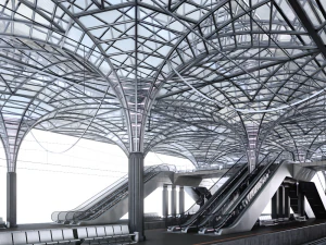 train station 3D Model