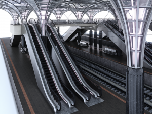 train station 3Dモデル