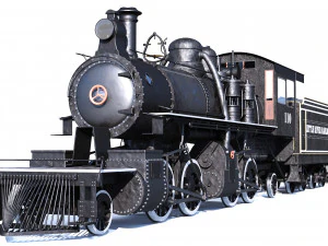 locomotiva Modello 3D