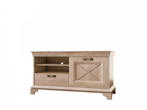 chest of drawers and 2 tv stands with shelf from forte - kashmir 3D Model