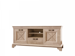 chest of drawers and 2 tv stands with shelf from forte - kashmir 3D Model