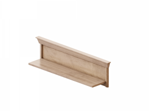 chest of drawers and 2 tv stands with shelf from forte - kashmir 3D Model
