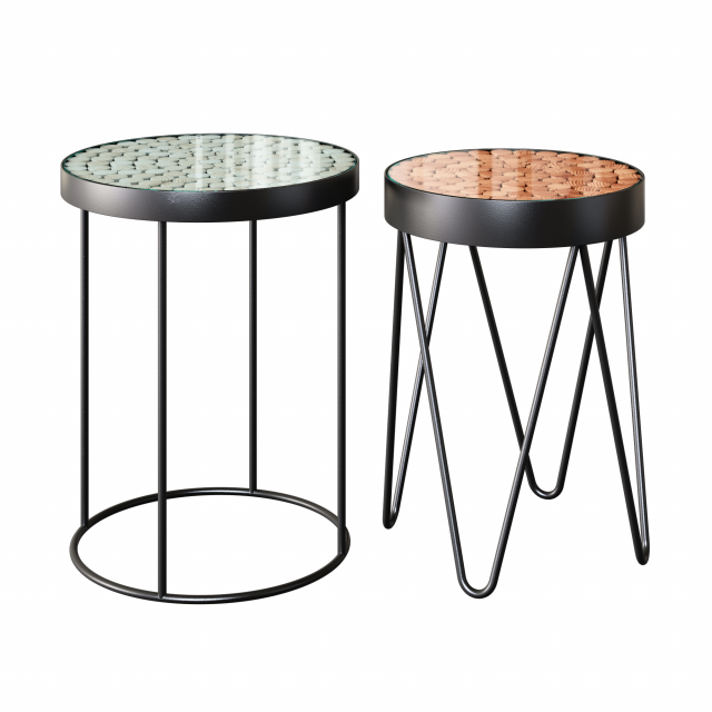 halmar naturo coffee tables 3D 模型 .c4d .max .obj .3ds .fbx .stl .blend 
