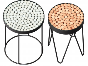 halmar naturo coffee tables 3D 模型