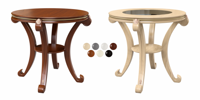 coffee table gloria Model 3D .c4d .max .obj .3ds .fbx .stl .blend