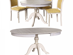 savona table 3 and lodi chairs 1-2 3D 모델