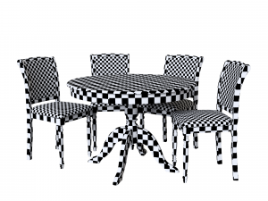 savona table 3 and lodi chairs 1-2 3Dモデル