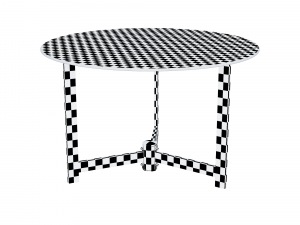 halmar twins set of 2 coffee tables gray - brown 3D Model