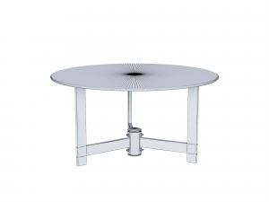 halmar twins set of 2 coffee tables gray - brown 3D Model