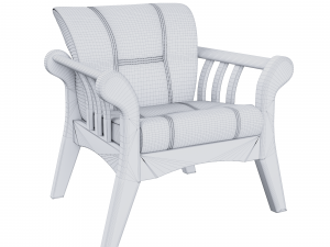 armchair visit 3D 模型