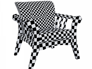armchair visit 3D 模型
