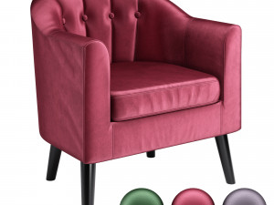 halmar armchair marshal 3D Model