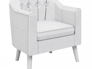 halmar armchair marshal 3D Model