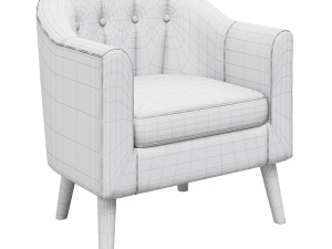halmar armchair marshal 3D Model