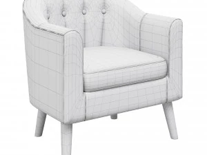 halmar armchair marshal 3D Model