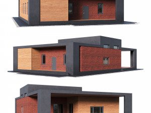 private house 3D 모델