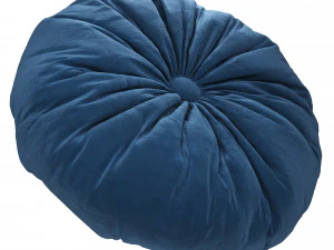 set of round decorative pillows 3D Model