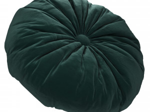 set of round decorative pillows 3D 模型