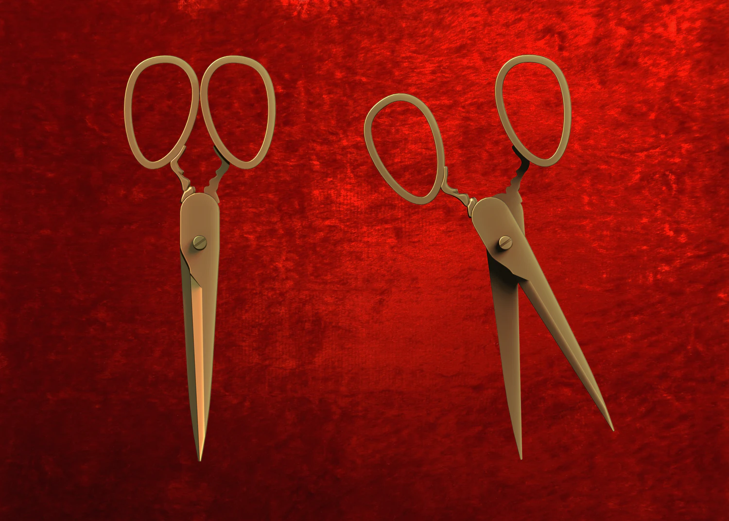 jordan peeles us - scissors prop 3D Print Model .c4d .max .obj .3ds .fbx .stl .blend 