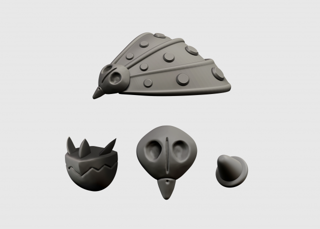 astrids cotume cosplay props Modelo de impresión 3D .c4d .max .obj .3ds .fbx .stl .blend 