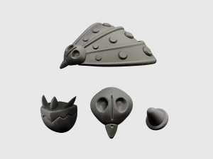 adere&ccedil;os de cosplay de fantasia de astrid Modelo de Impressão 3D