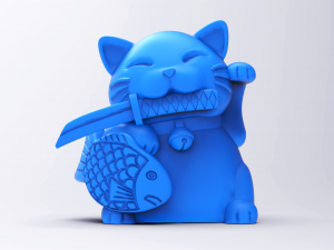 maneki neko - lucky cat 3D Print Model
