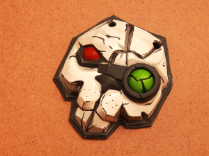 borderlands tiny tinas mask 3Dプリントモデル