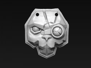 borderlands tiny tinas mask Model do druku 3D