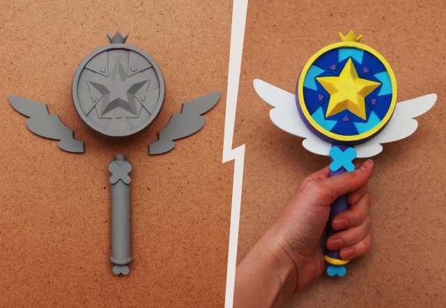 star vs the forces of evil wand season 1 Modelo de Impressão 3D .c4d .max .obj .3ds .fbx .stl .blend 