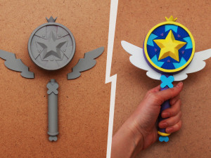 star vs the forces of evil wand season 1 3D 프린트 모델
