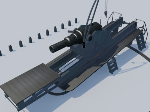 blakely 500 pdr 3D Модель