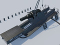 blakely 500 pdr Modèle 3D