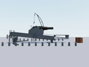 blakely 500 pdr 3D Model