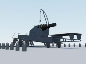 blakely 500 pdr Modèle 3D