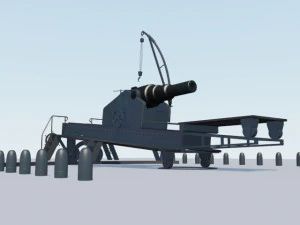 blakely 500 pdr 3D Model