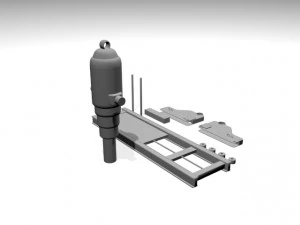 Armstrong 150 pdr stl printable naval cannon 1879 3D Print Model
