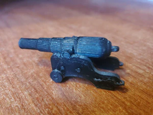 Armstrong 150 pdr stl printable naval cannon 1879 3D Print Model