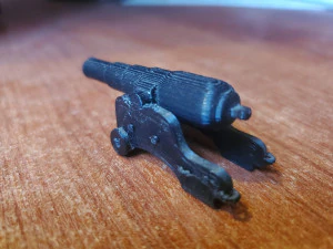 Armstrong 150 pdr stl printable naval cannon 1879 3D Print Model
