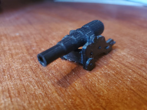 Armstrong 150 pdr stl printable naval cannon 1879 Model Cetak 3D